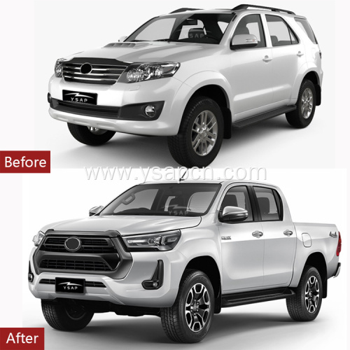 12-15 Fortuner facelift to 2021 Hilux Revo kit